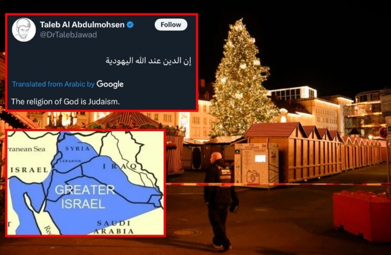 Christmas Market Attacked by Radical Zionist