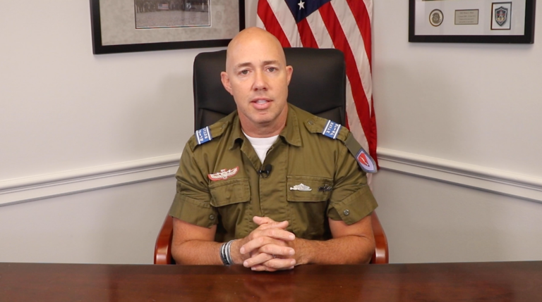 Brian Mast in Israeli Uniform