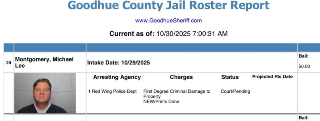 Michael Montgomery Mug Shot